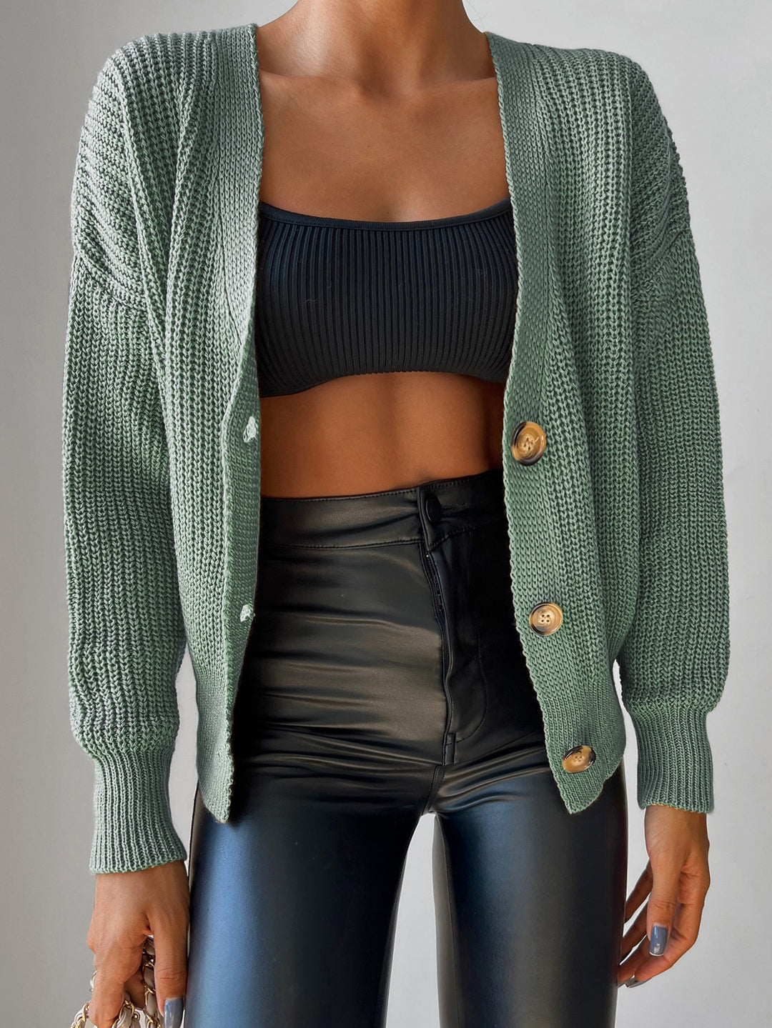 Cardigan SHEIN, verde