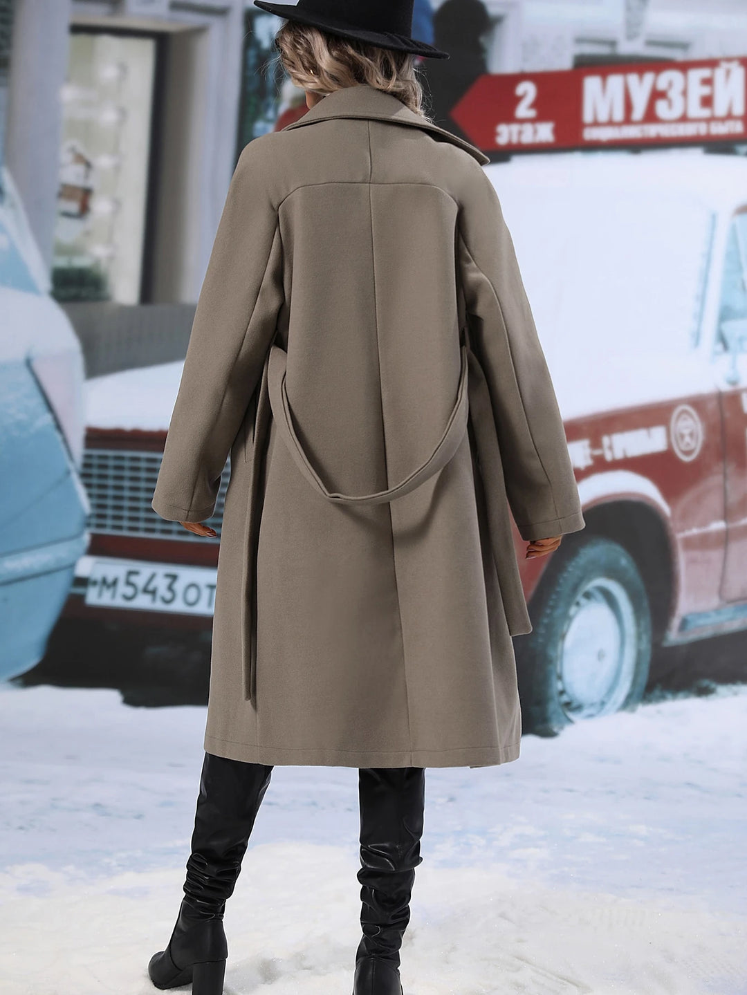 Trench SHEIN, maro