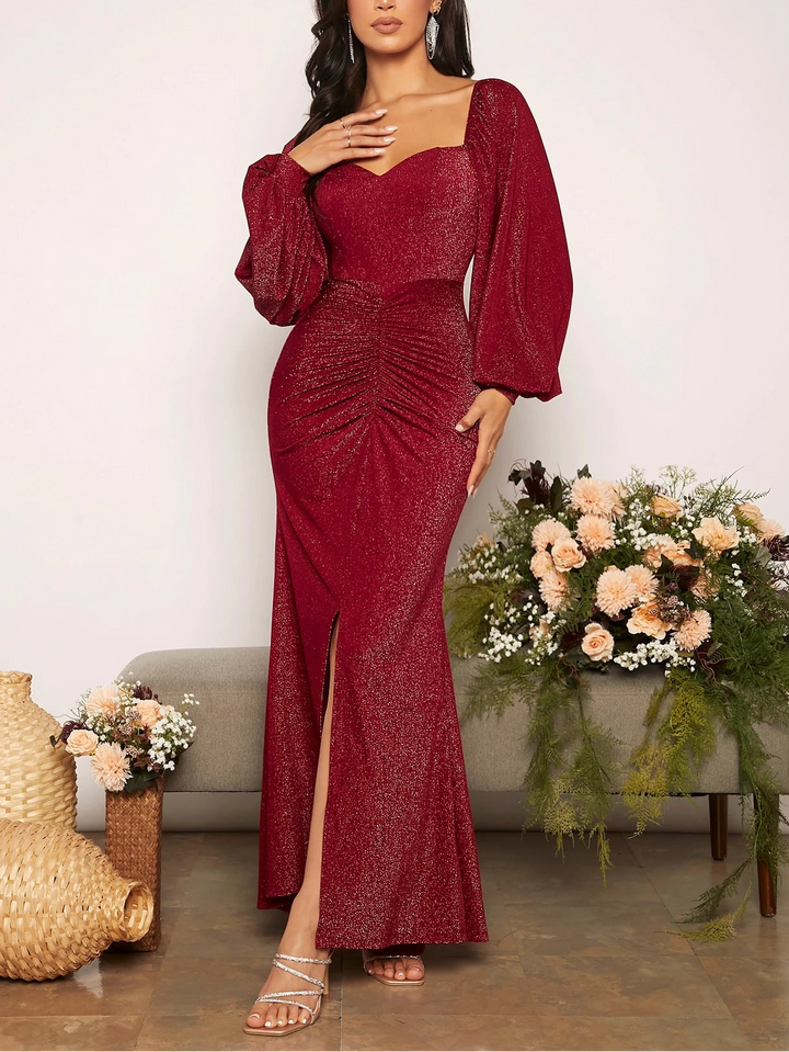 Rochie maxi SHEIN, vișiniu