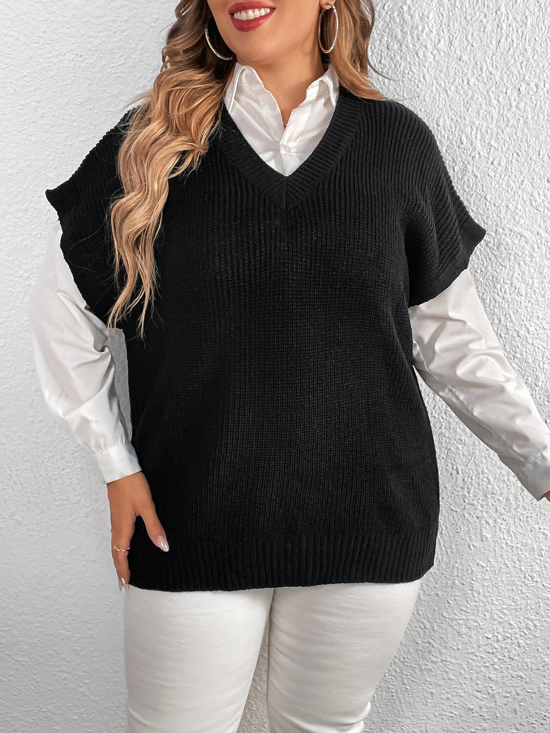 Vestă SHEIN, negru