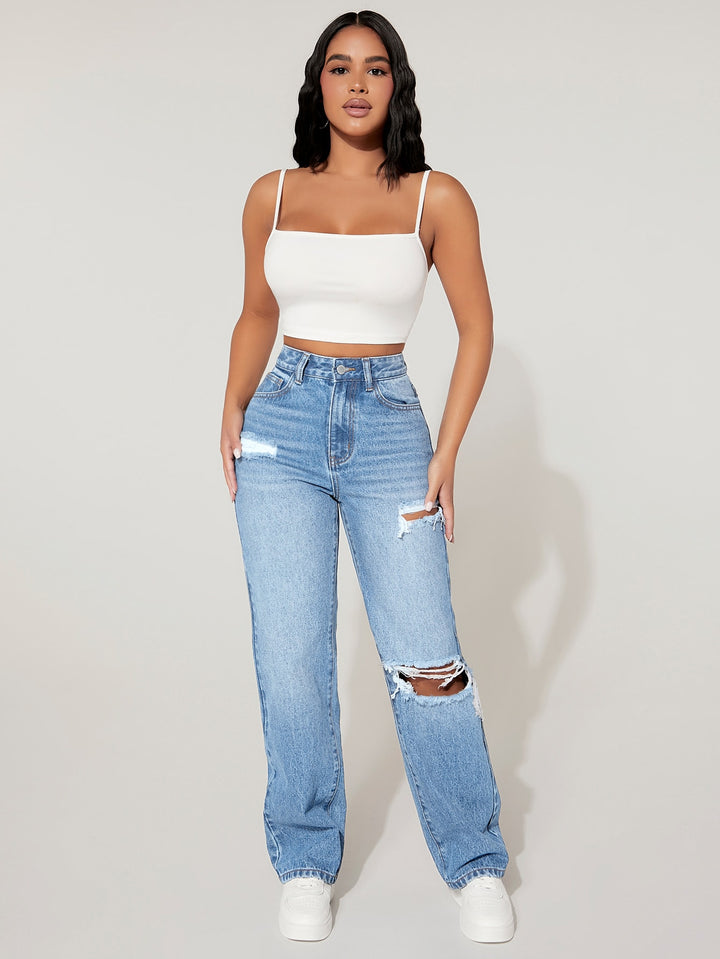 Jeans SHEIN, albastru