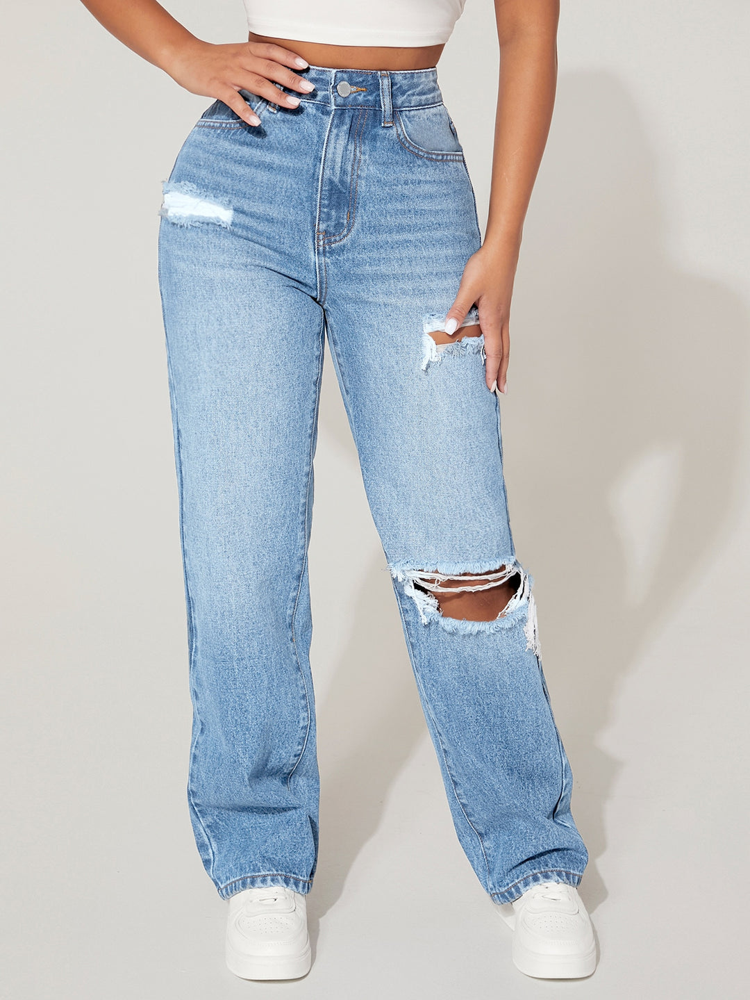 Jeans SHEIN, albastru