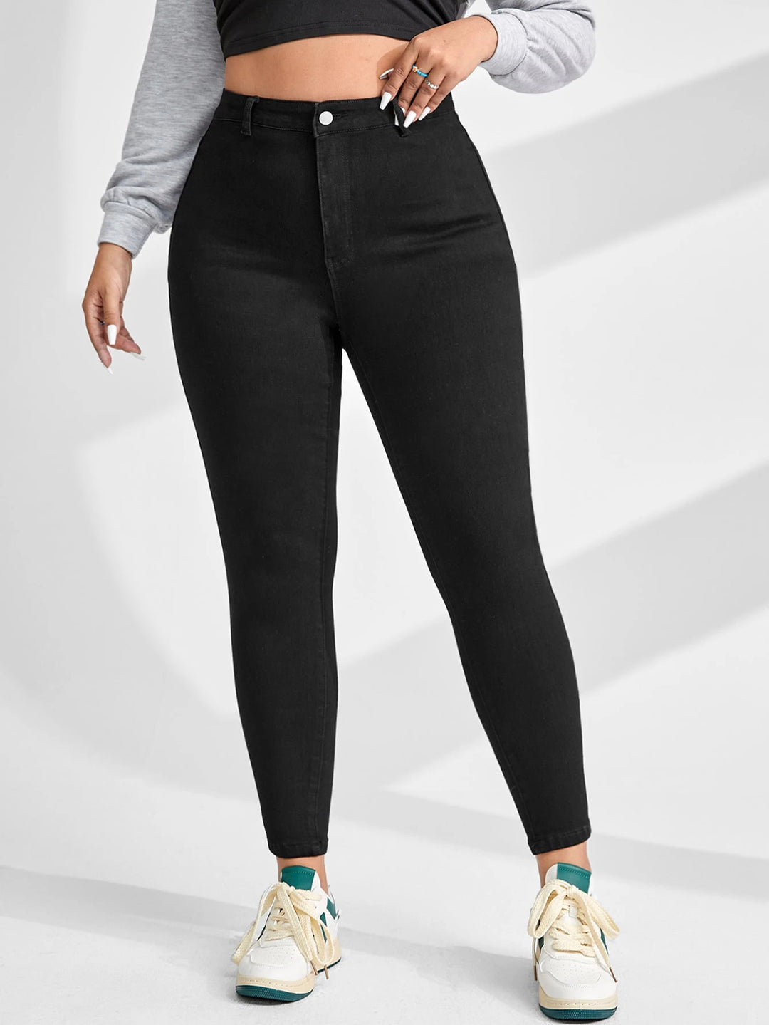 Jeans SHEIN, negru