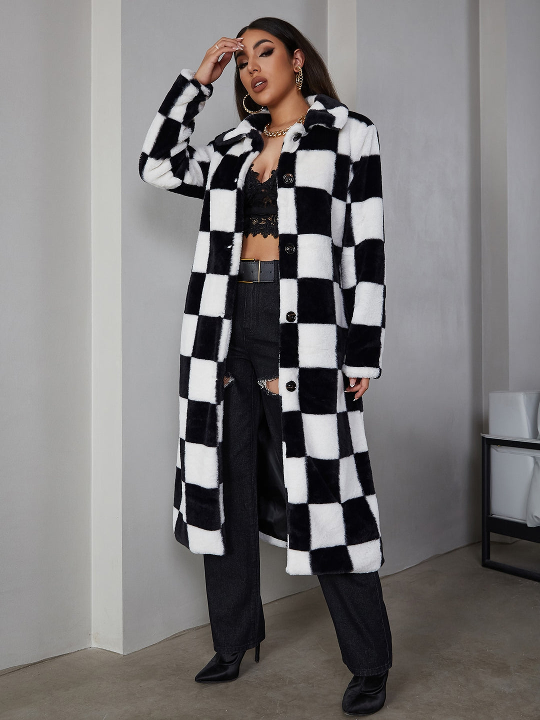 Palton SHEIN, negru