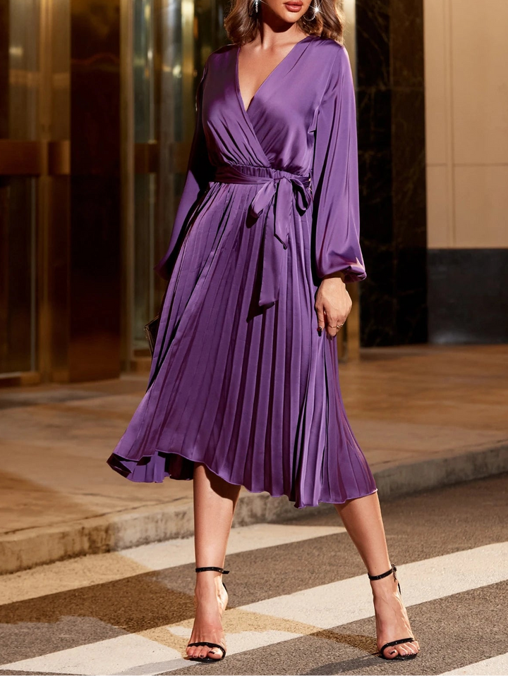Shein midi ruha, lila