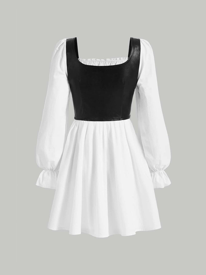 Rochie mini SHEIN, alb