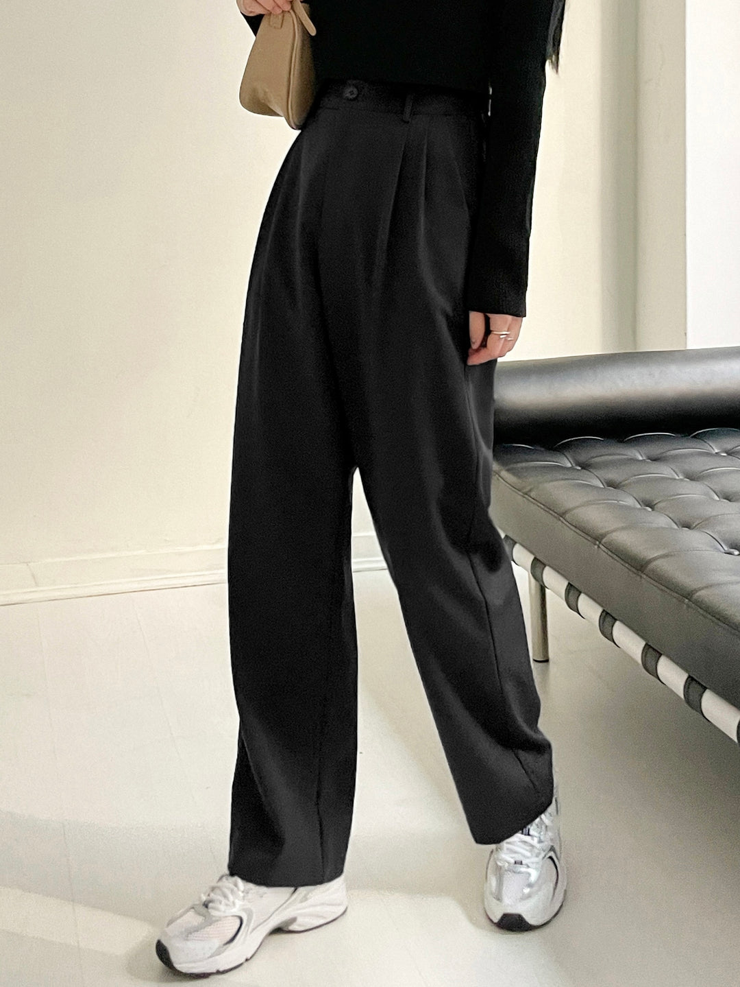 Pantaloni SHEIN, negru