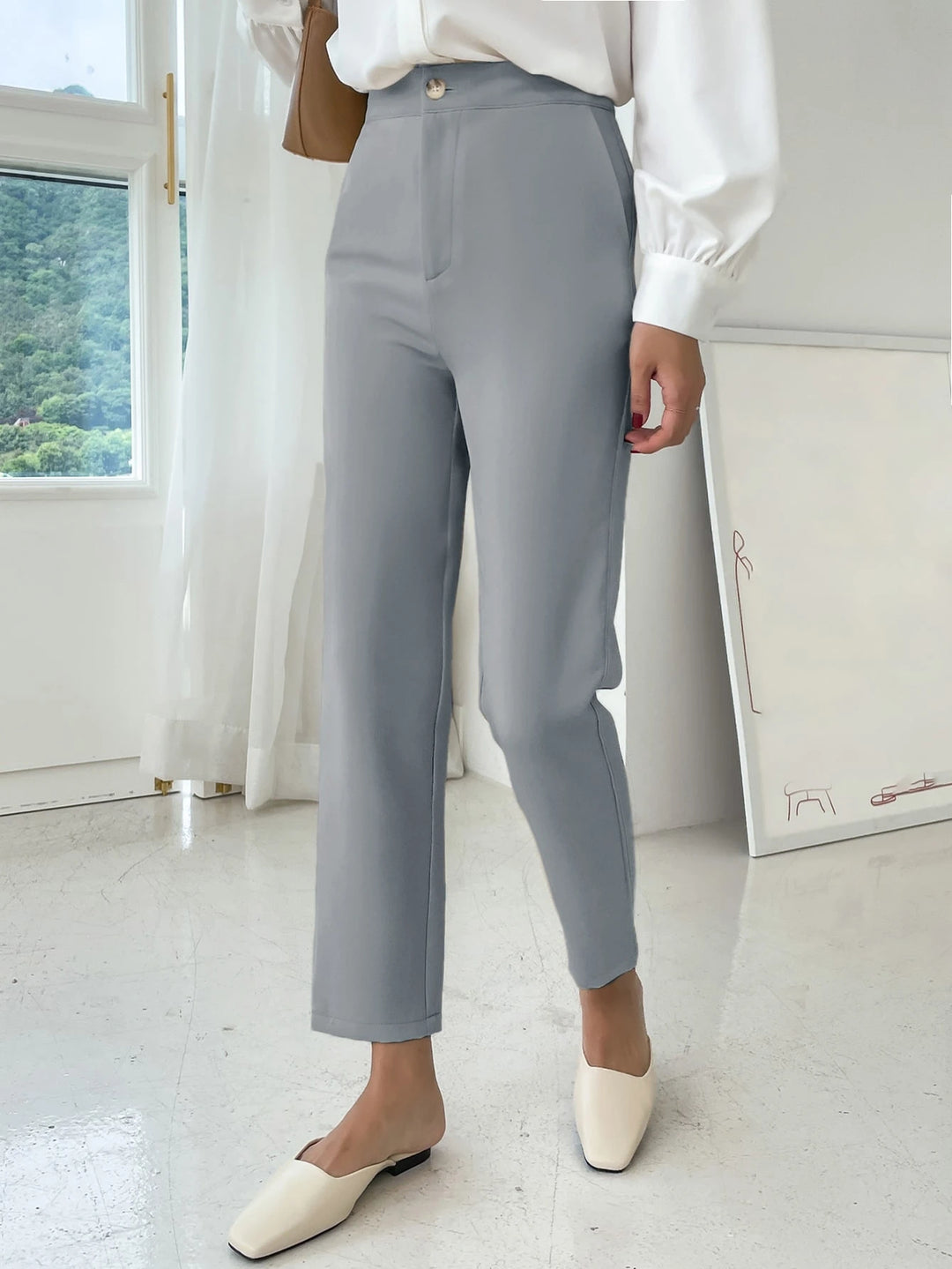 Pantaloni SHEIN, gri