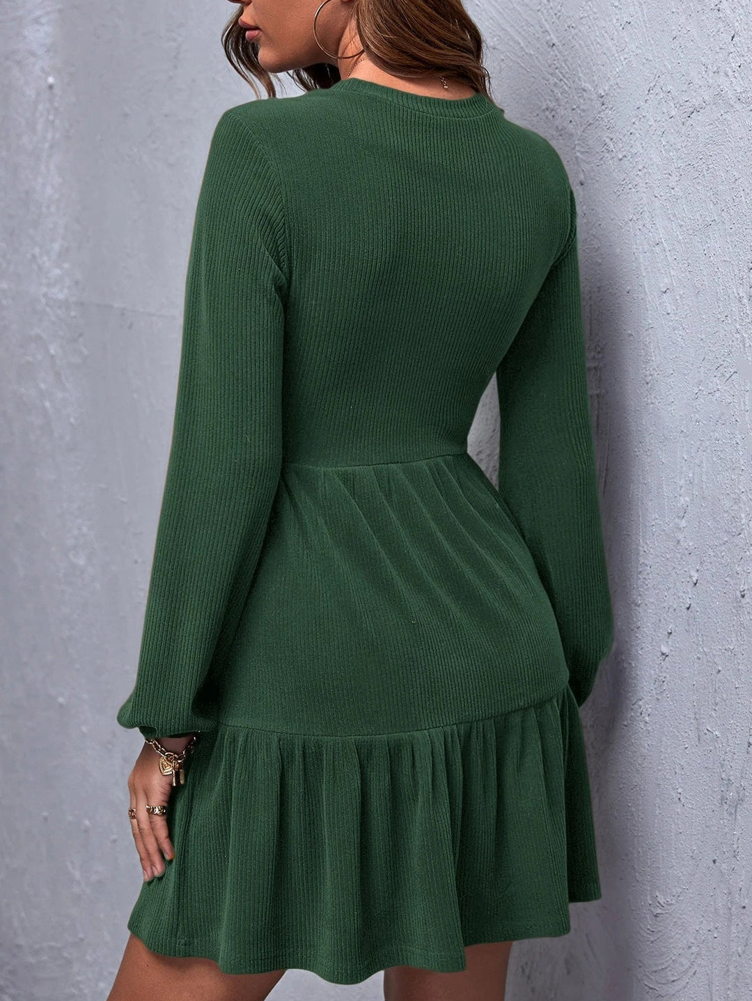 Rochie mini SHEIN, verde