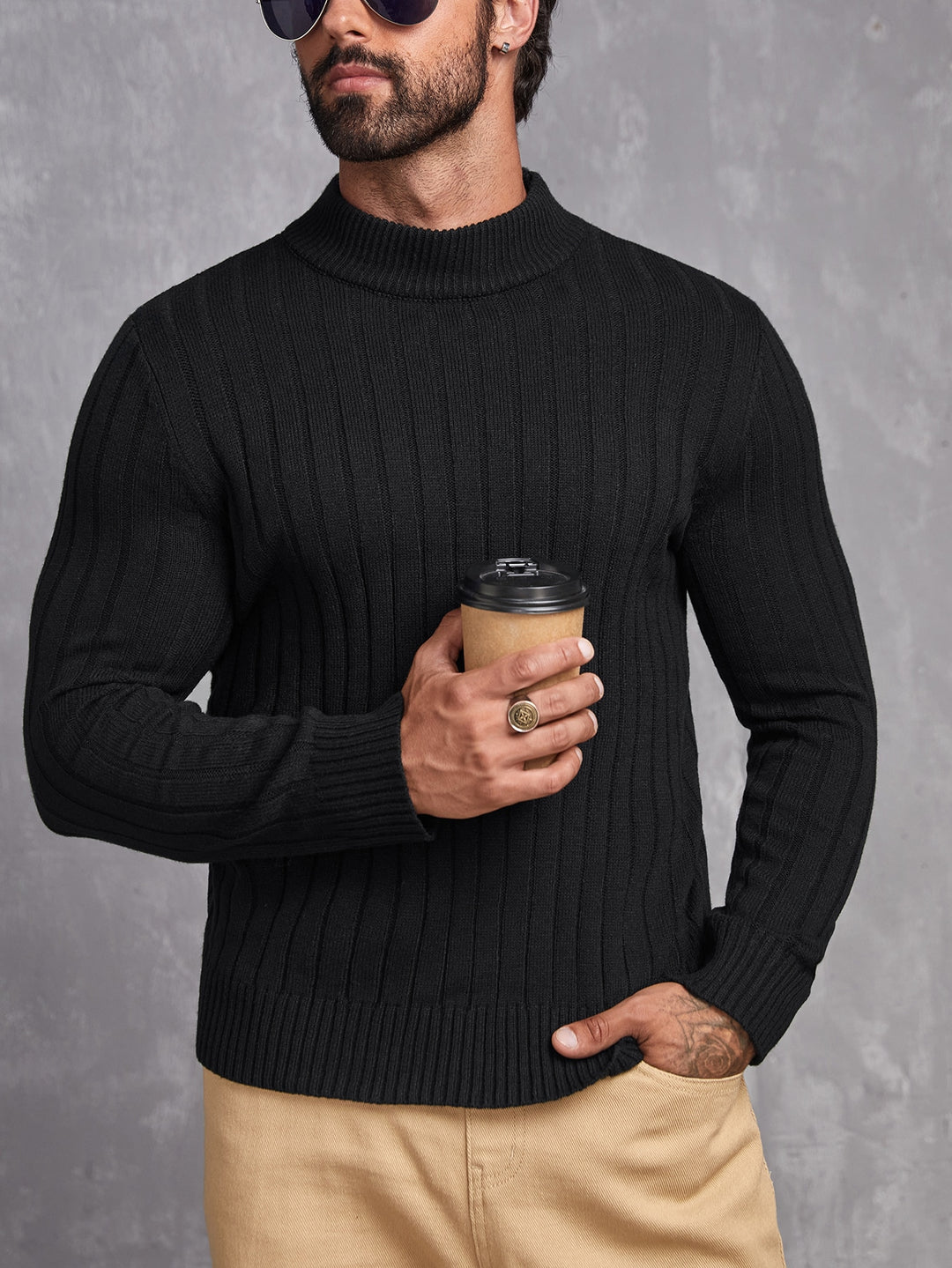 Pulover SHEIN, negru