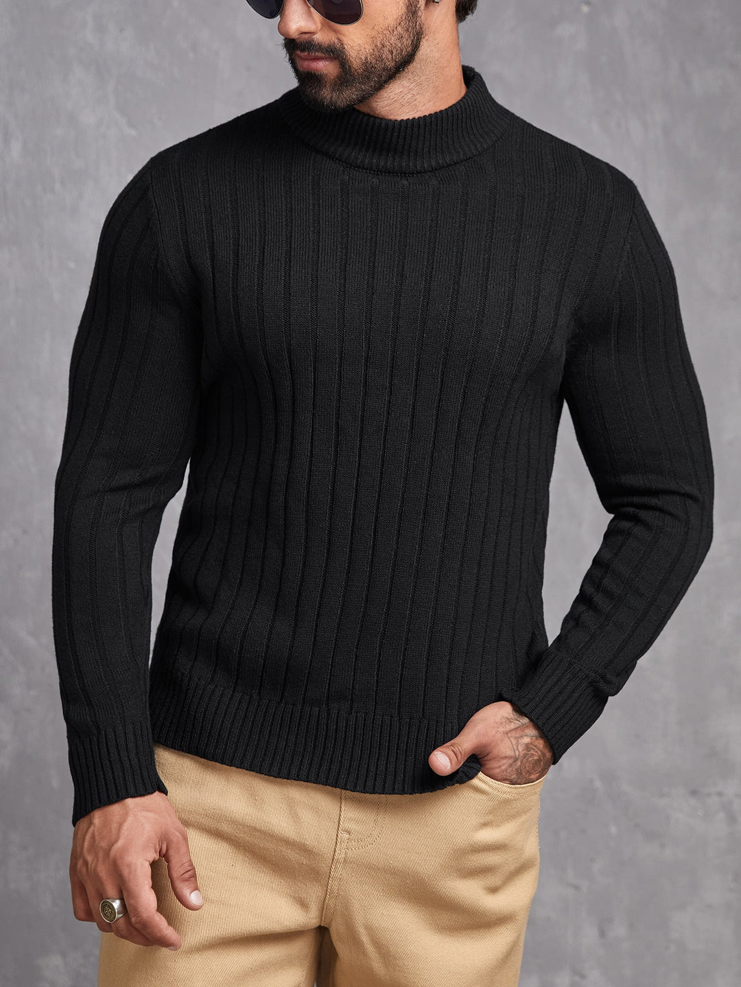 Pulover SHEIN, negru