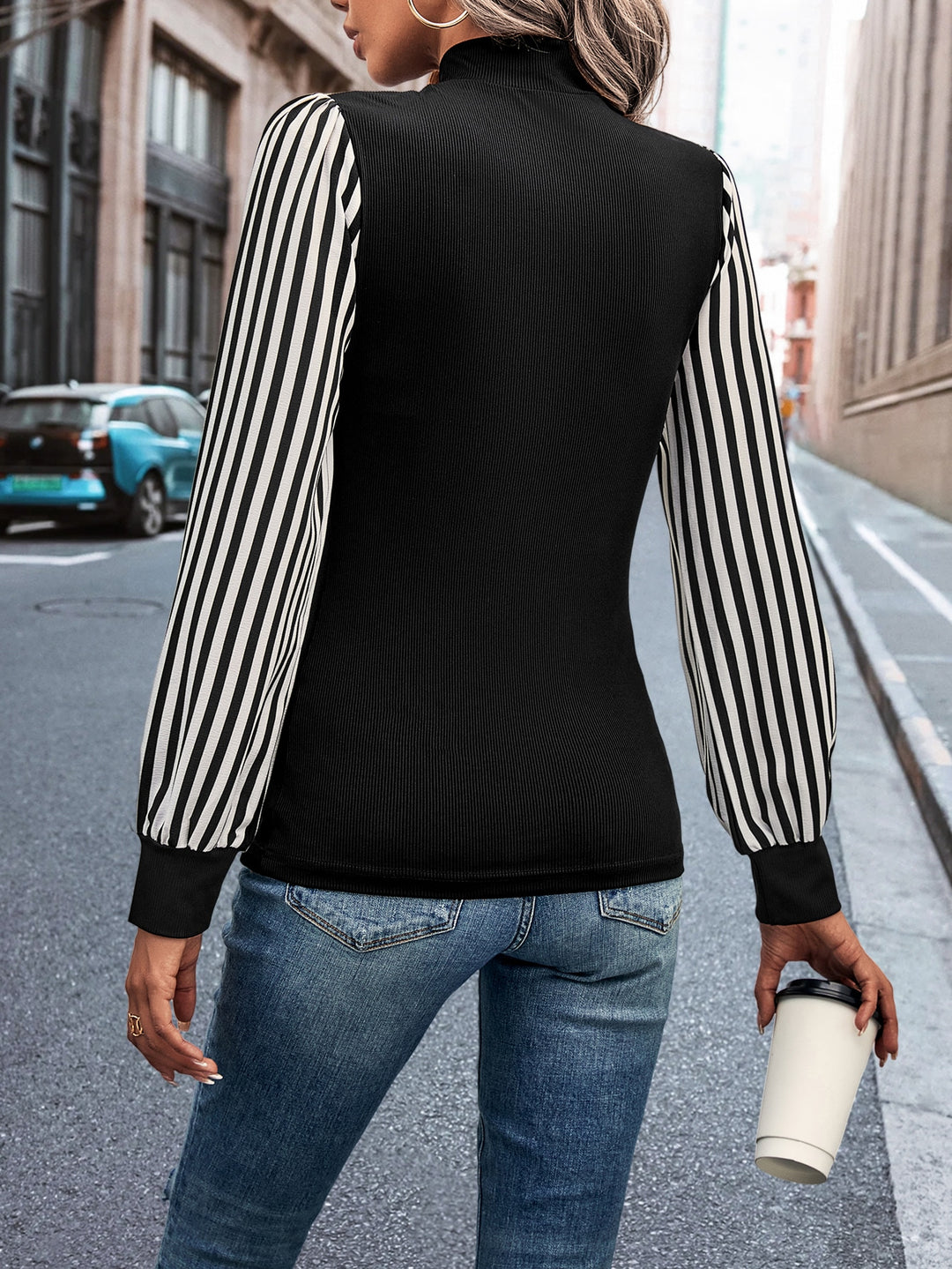 Top SHEIN, negru