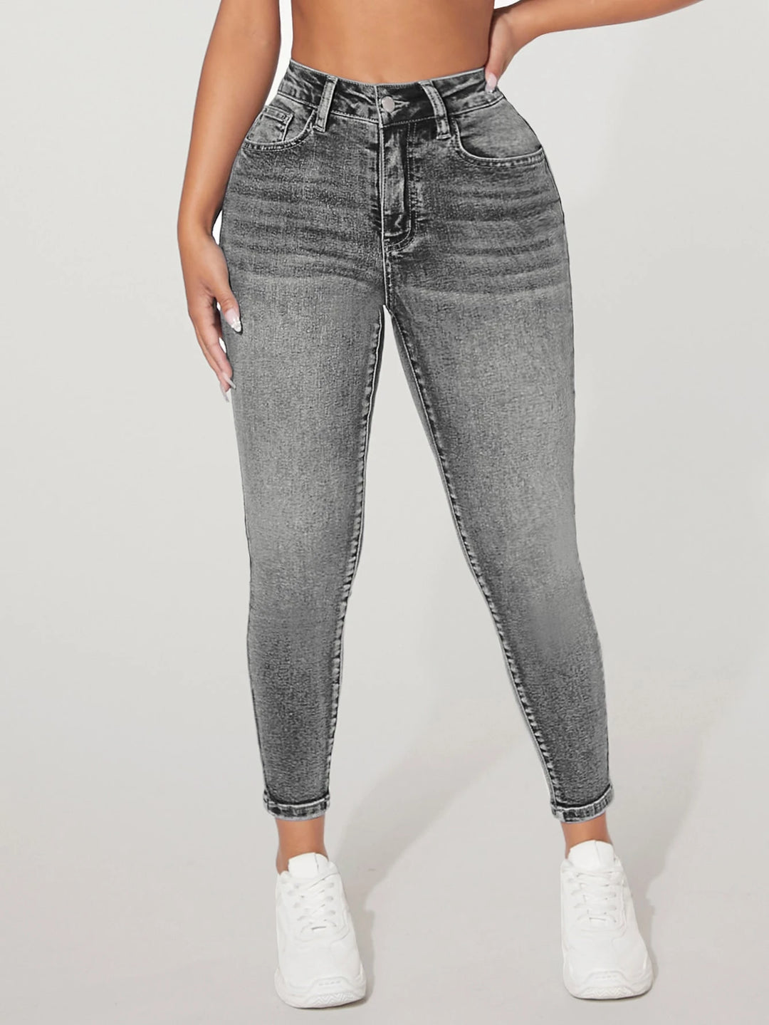 Jeans, SHEIN, szürke