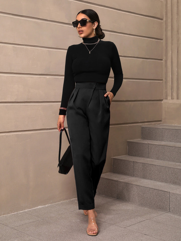 Pantaloni SHEIN, negru