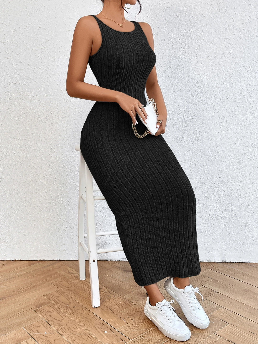 Rochie maxi SHEIN, negru