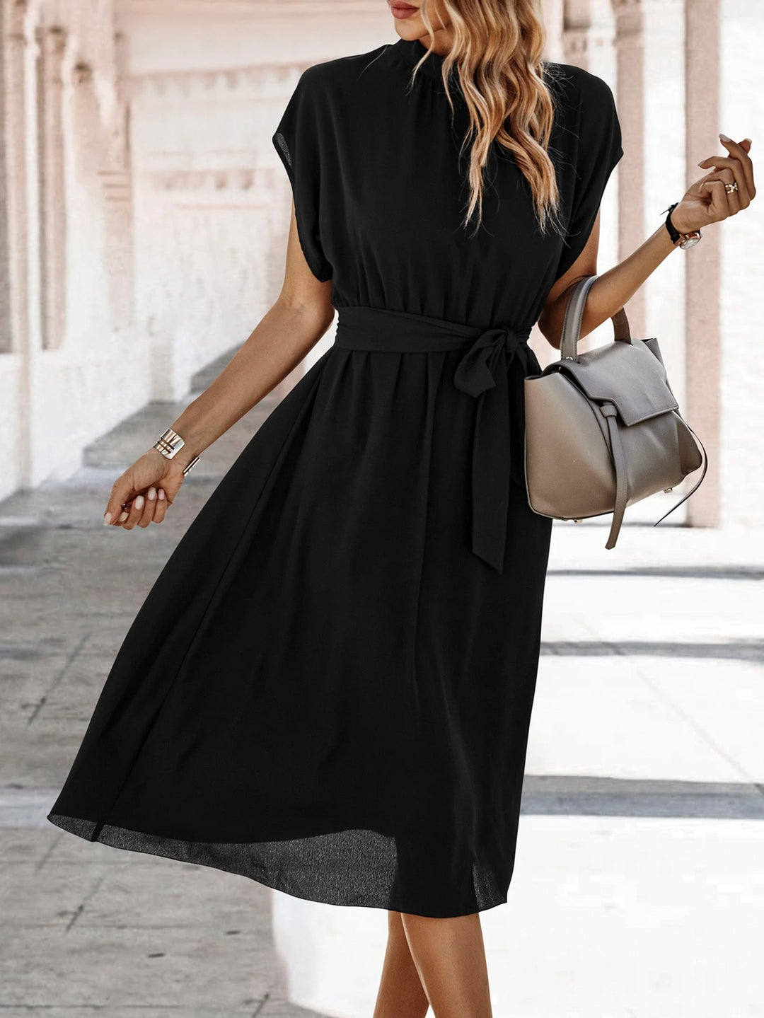 Rochie midi SHEIN, negru