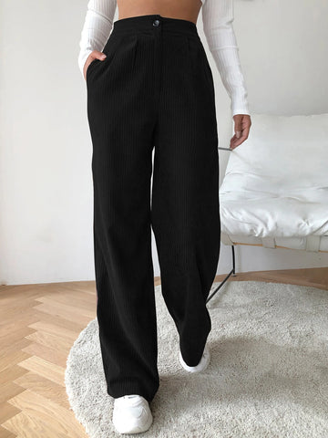 Pantaloni SHEIN, negru