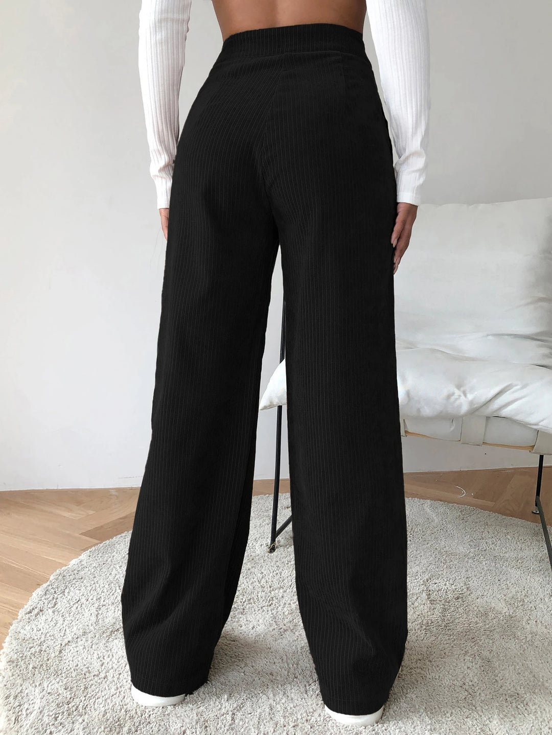Pantaloni SHEIN, negru