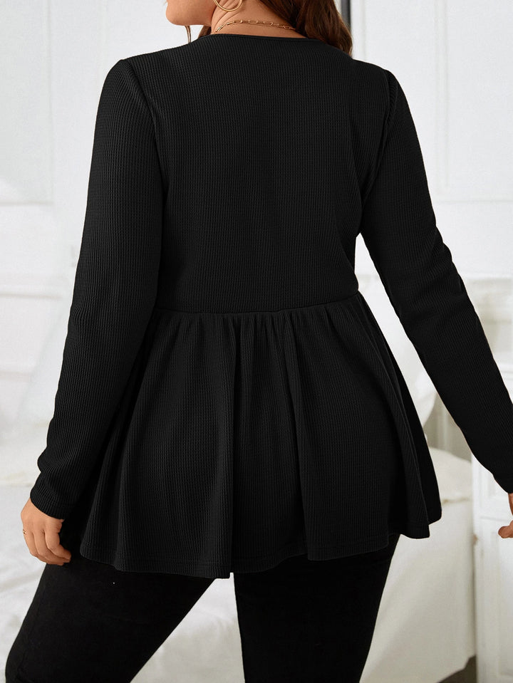 SHEIN Blúz, fekete