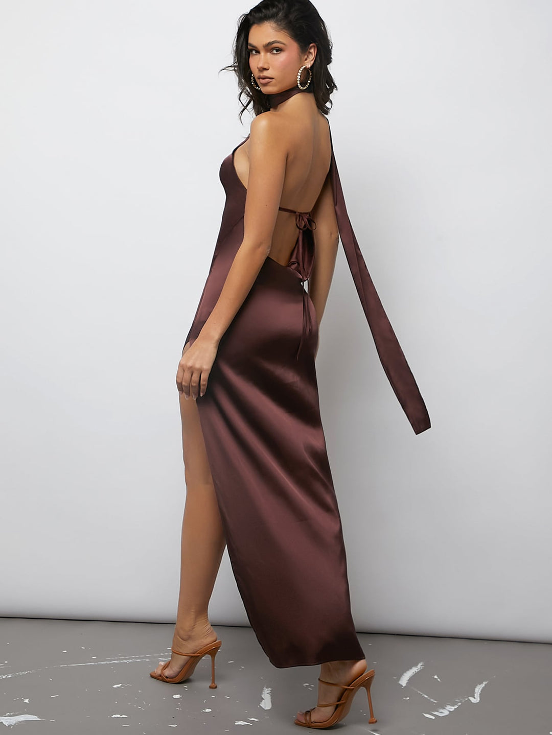Rochie maxi SHEIN, vișiniu