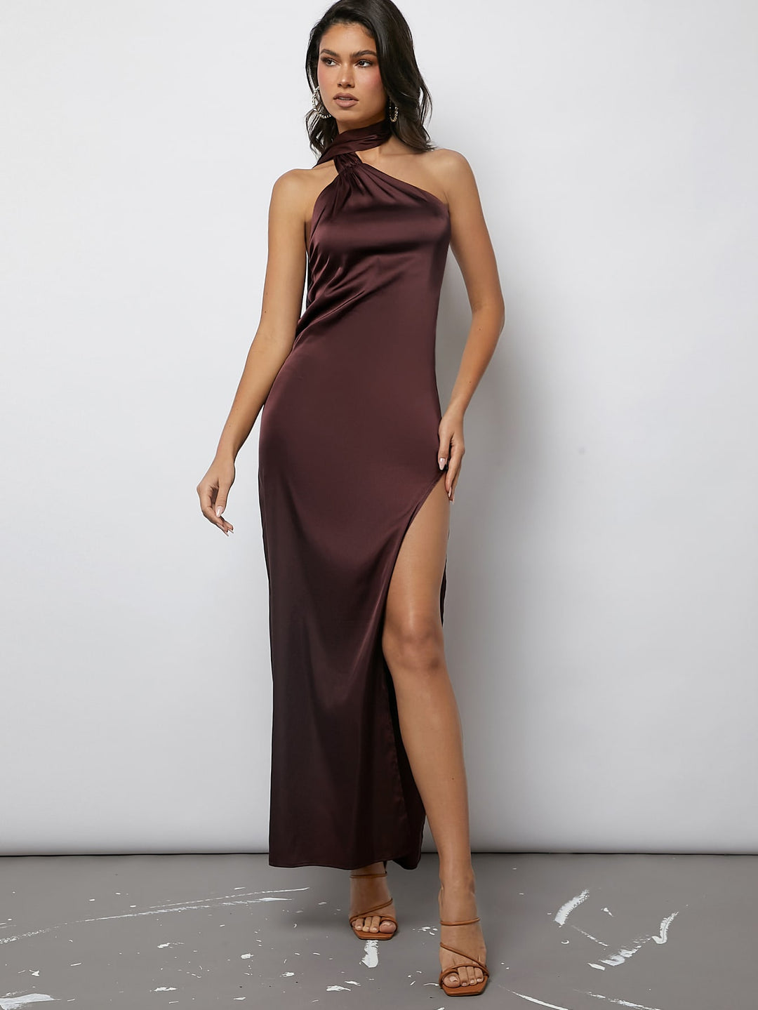Rochie maxi SHEIN, vișiniu