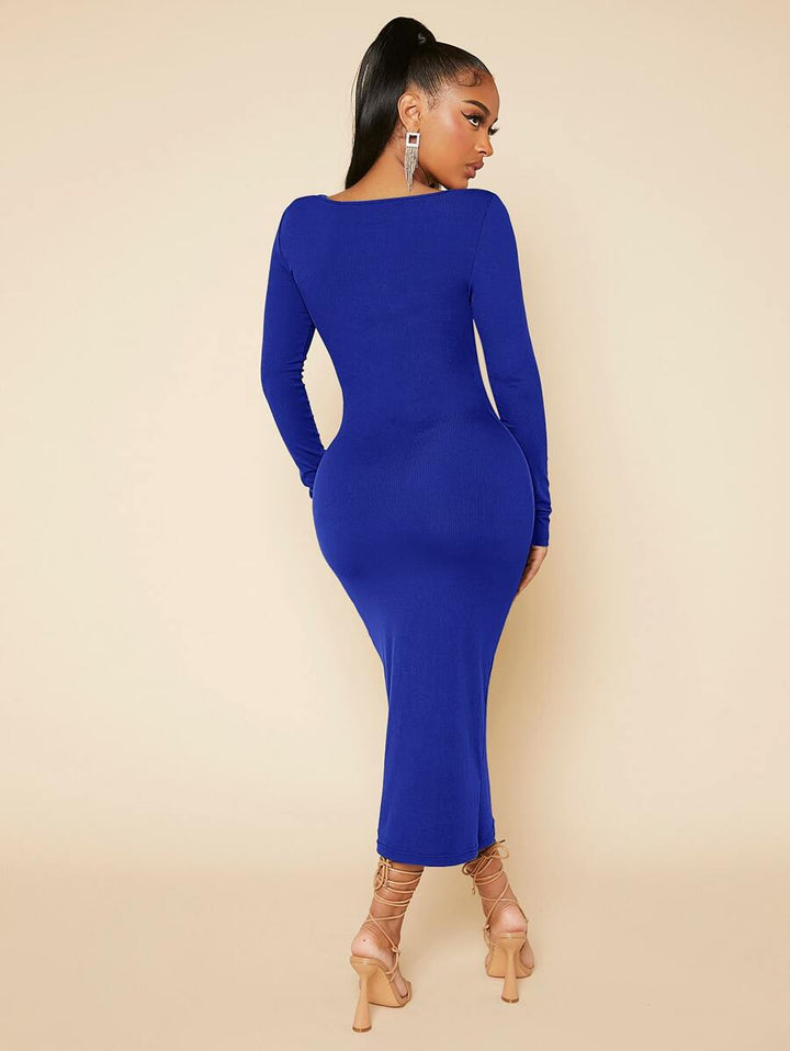 Rochie midi SHEIN, albastru