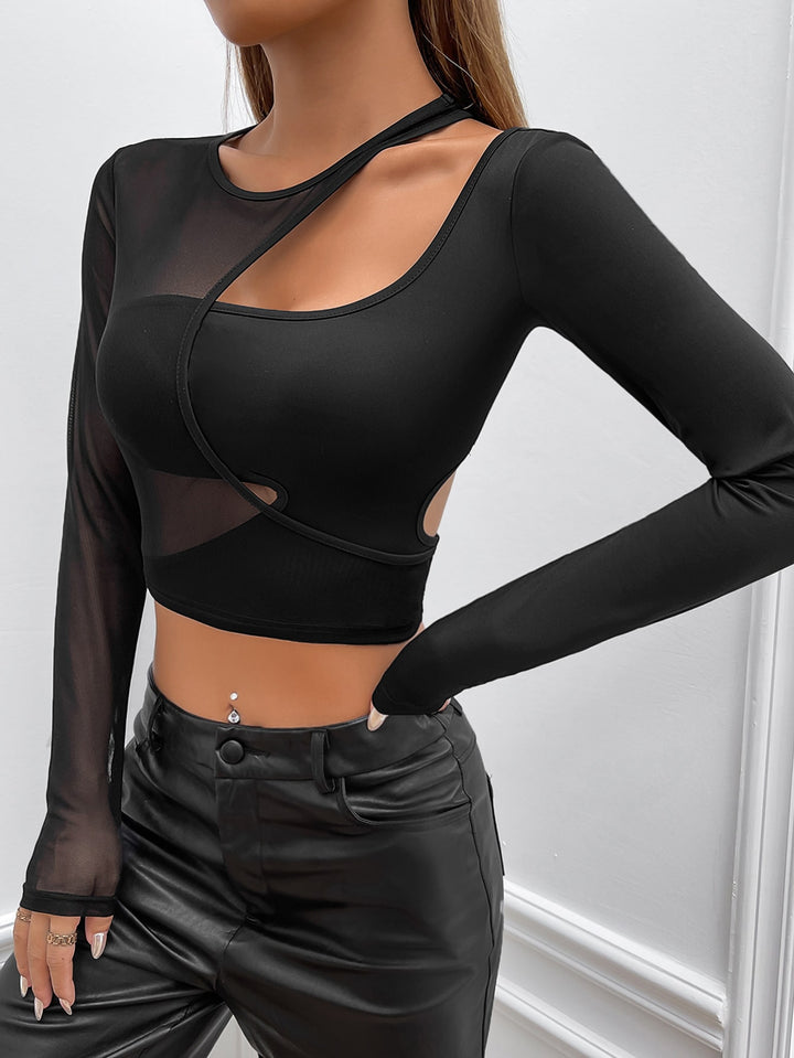 Top SHEIN, negru