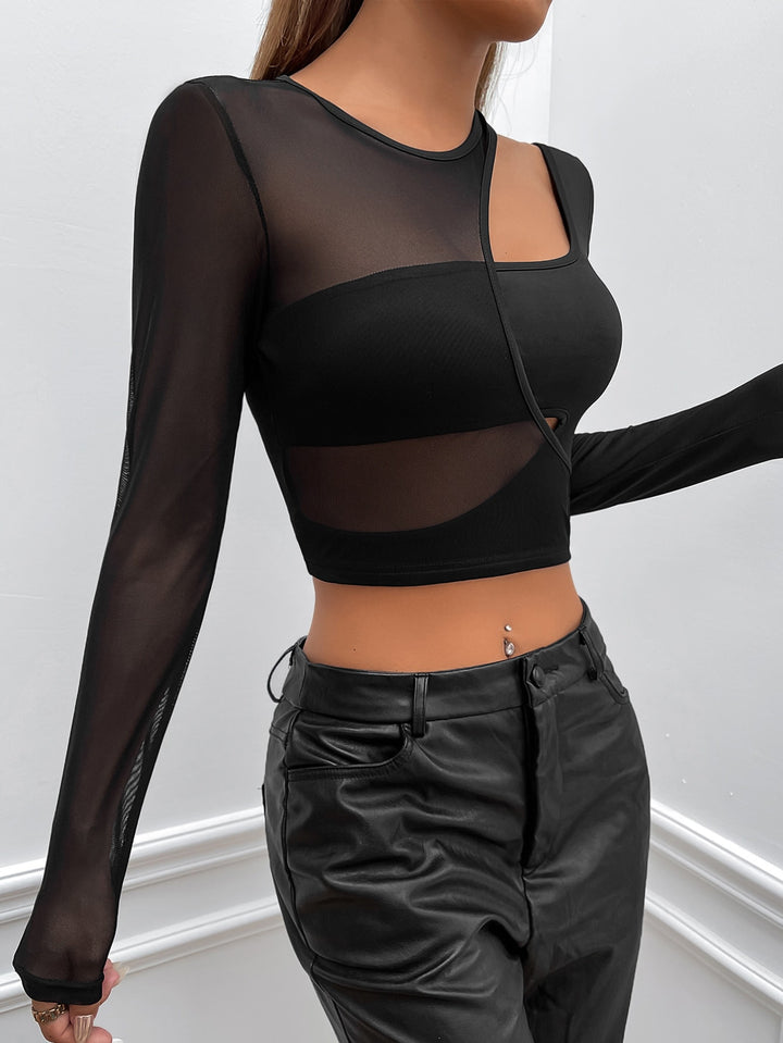 Top SHEIN, negru
