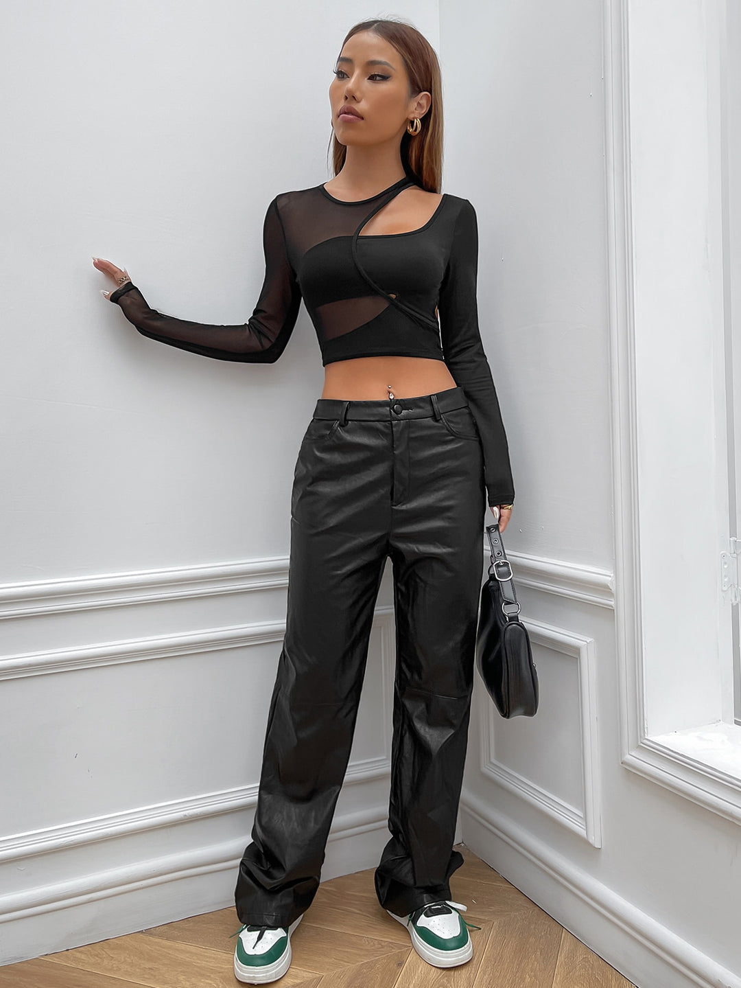 Top SHEIN, negru