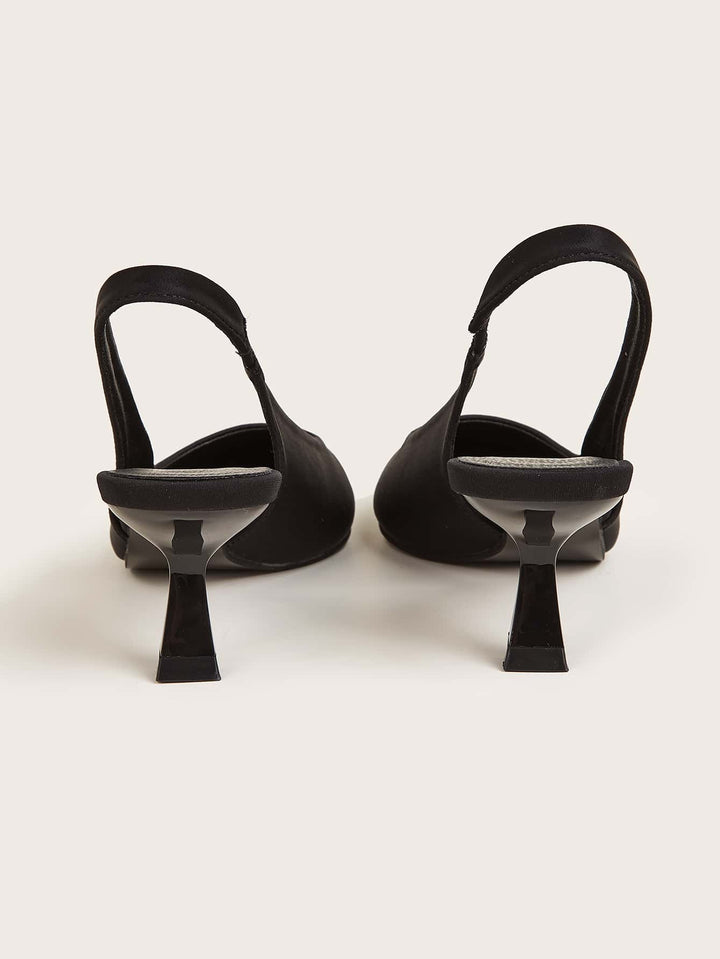 Pantofi cu toc SHEIN, negru