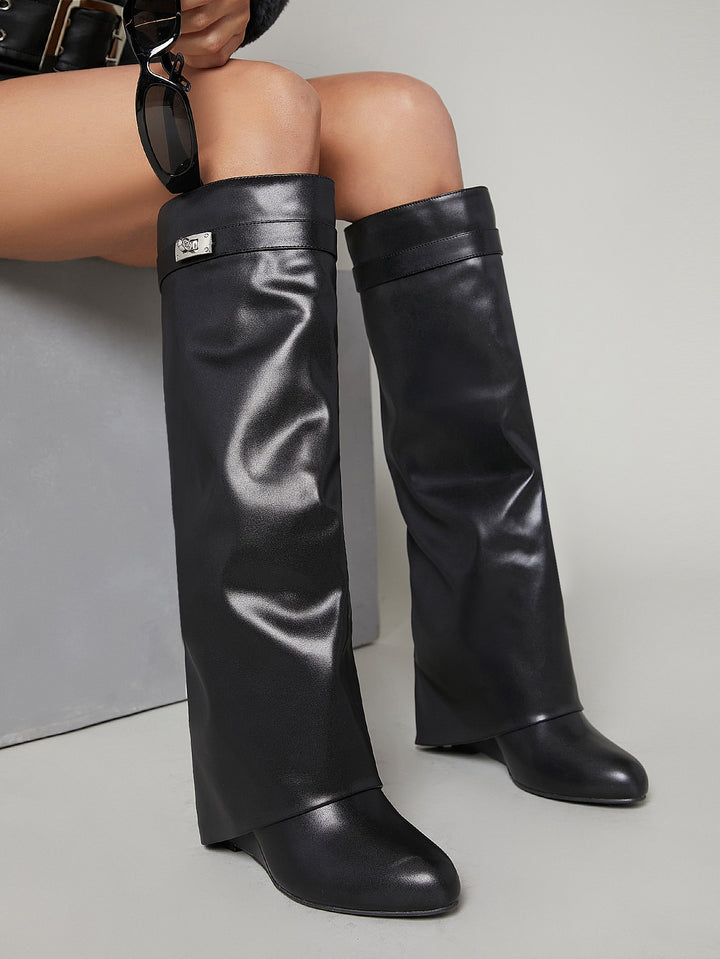 SHEIN csizma, fekete