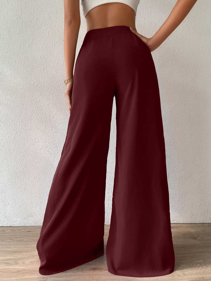 Pantaloni SHEIN, vișiniu
