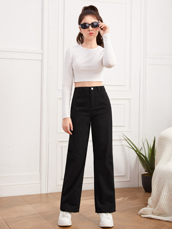 Jeans SHEIN, negru