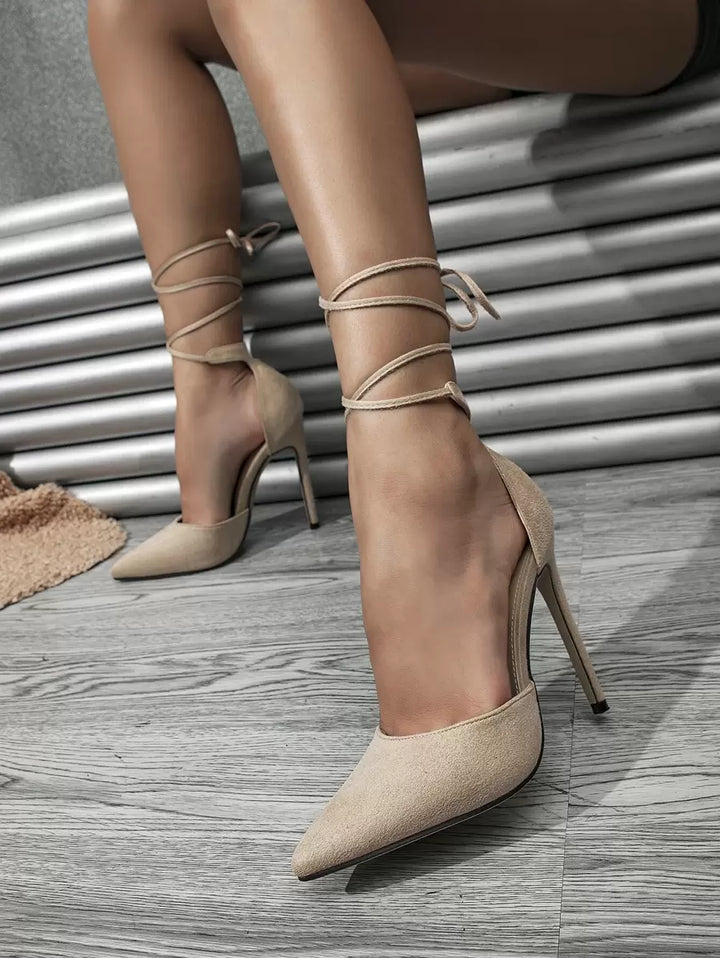 Pantofi cu toc SHEIN, bej