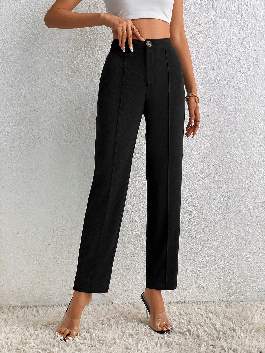 Pantaloni SHEIN, negru