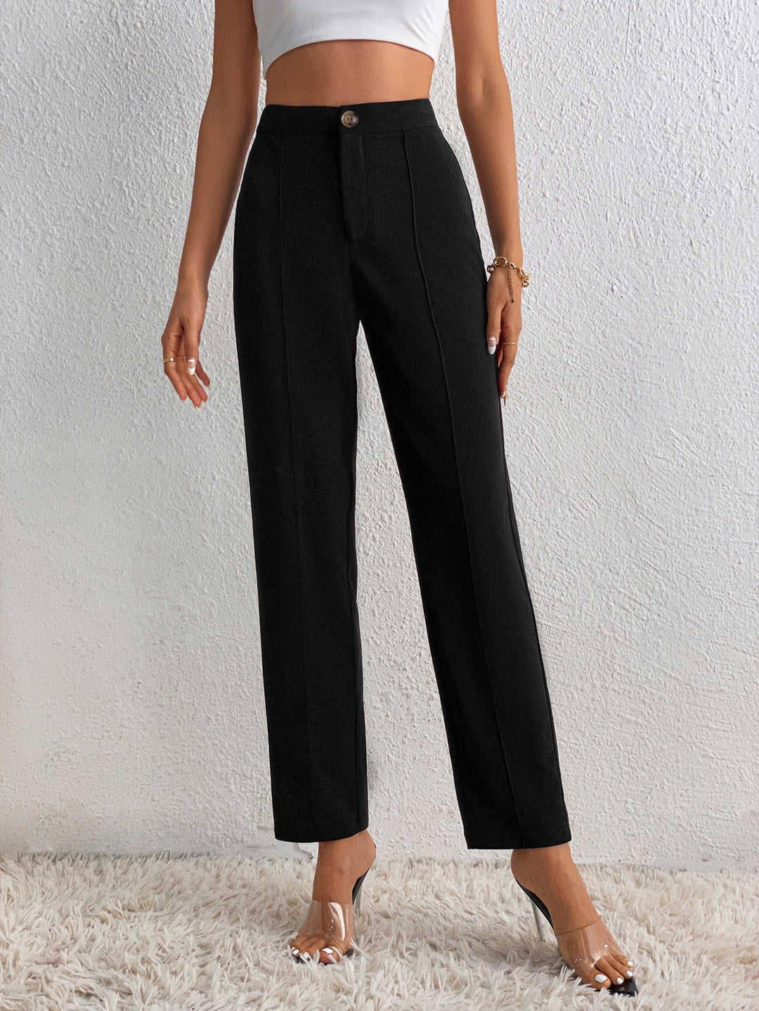 Pantaloni SHEIN, negru