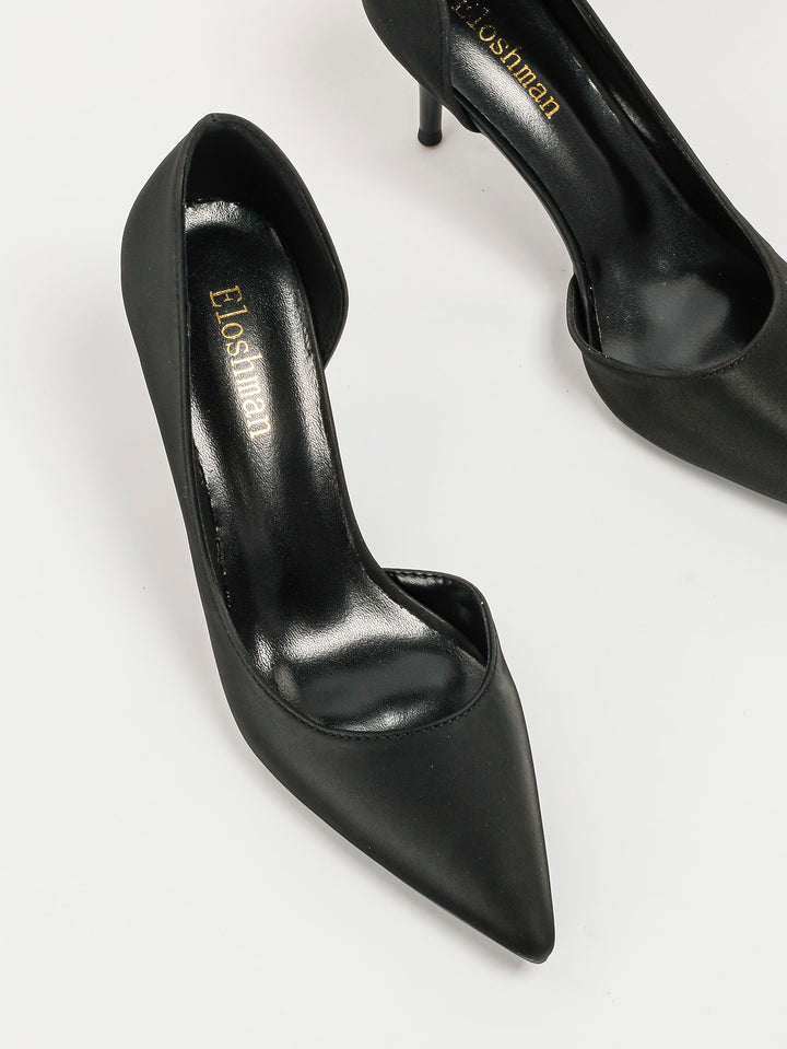 Pantofi cu toc SHEIN, negru