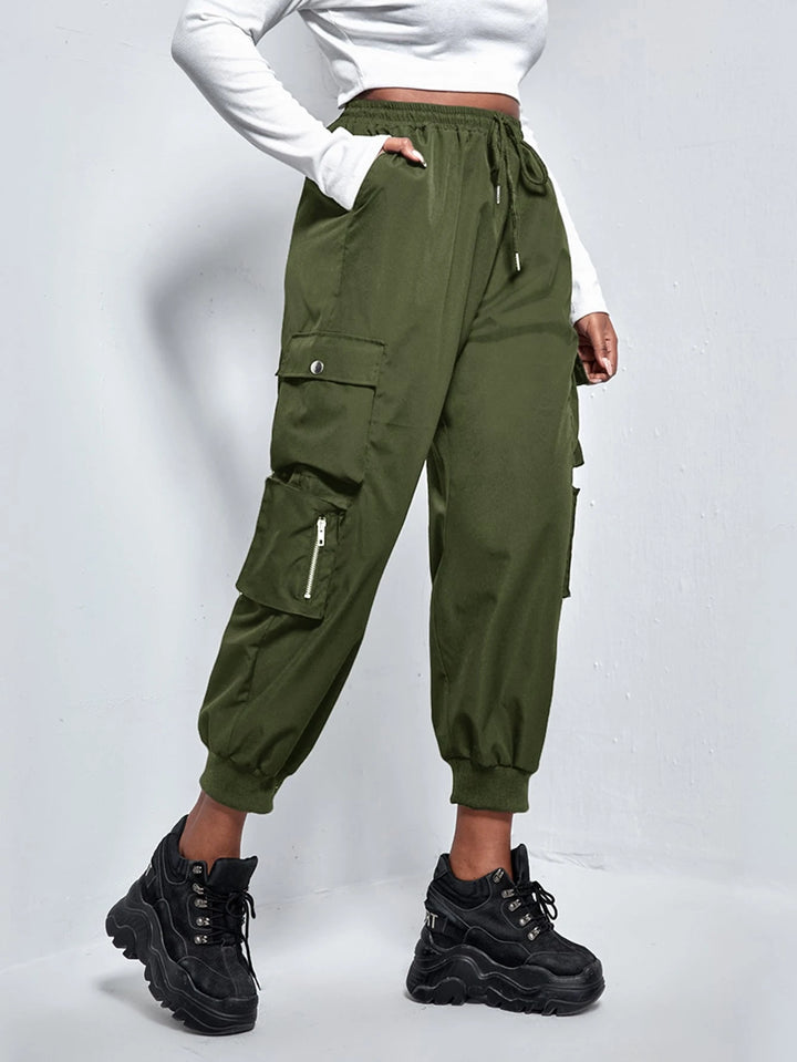 Pantaloni SHEIN, verde