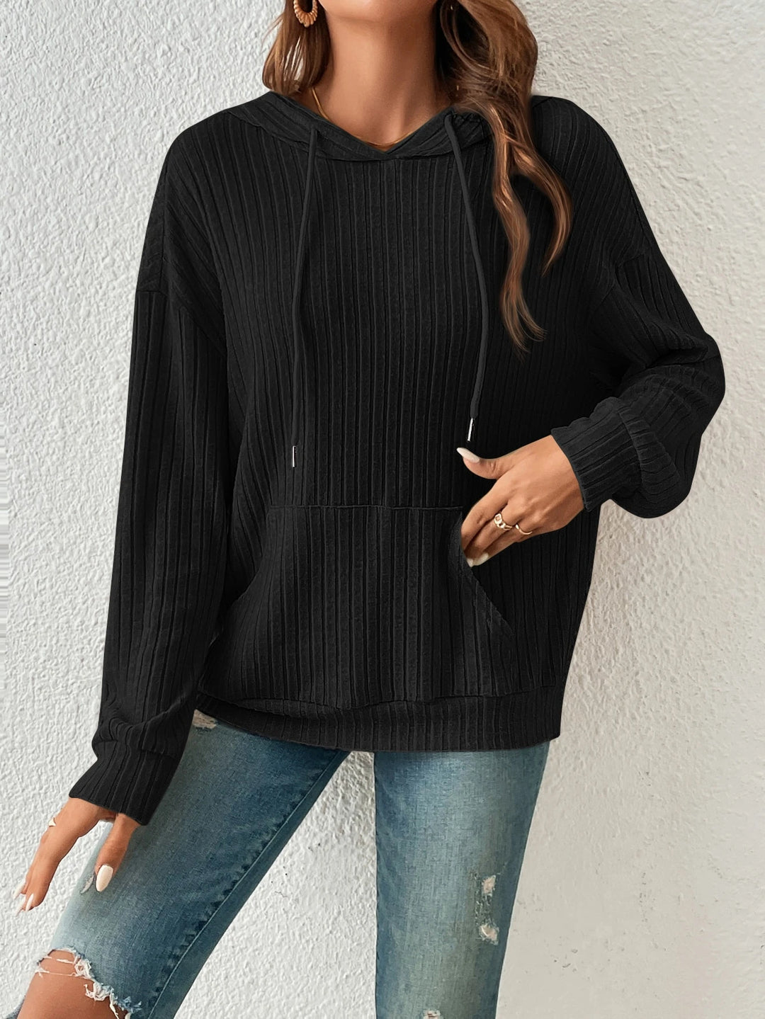 Hanorac SHEIN, negru