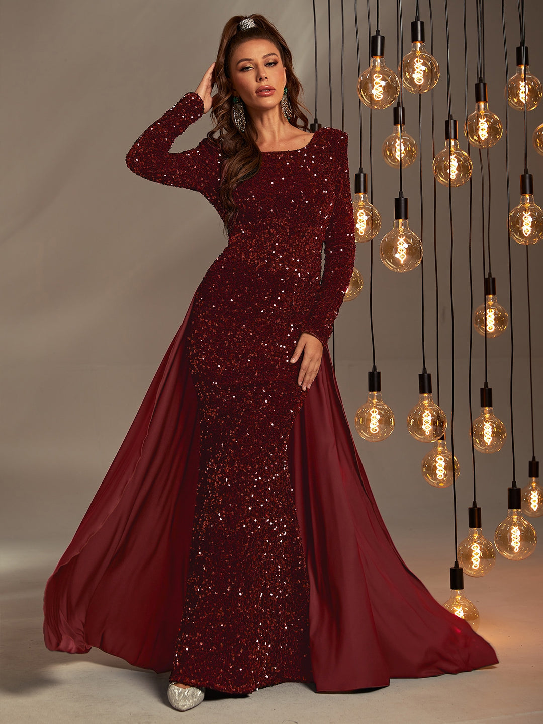Rochie SHEIN, vișiniu