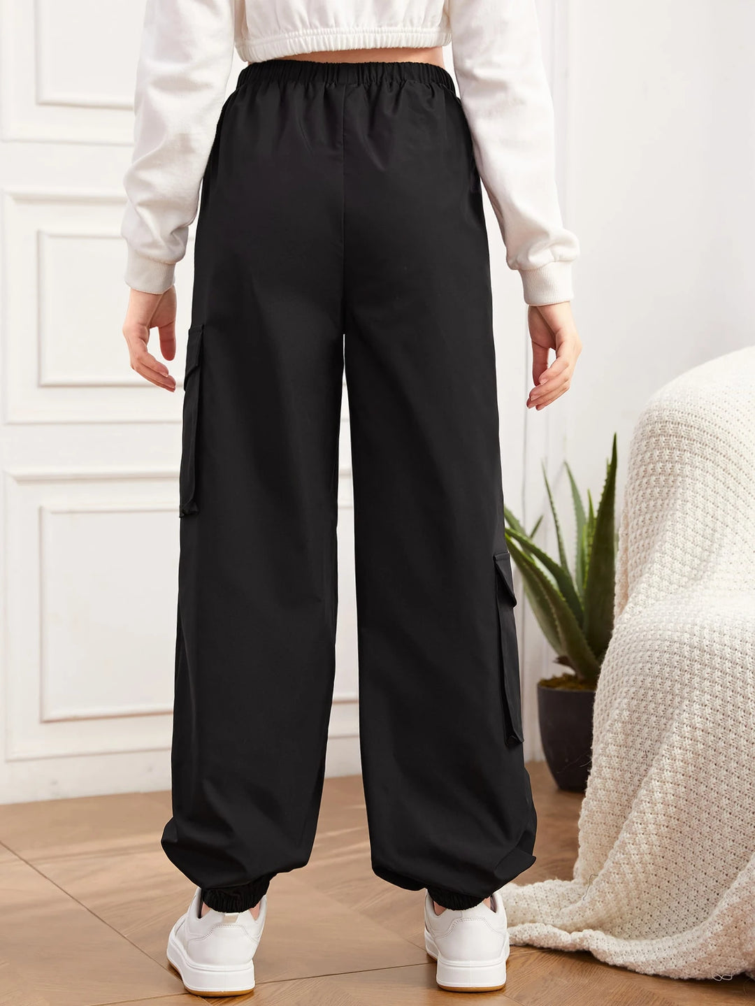 Pantaloni SHEIN, negru
