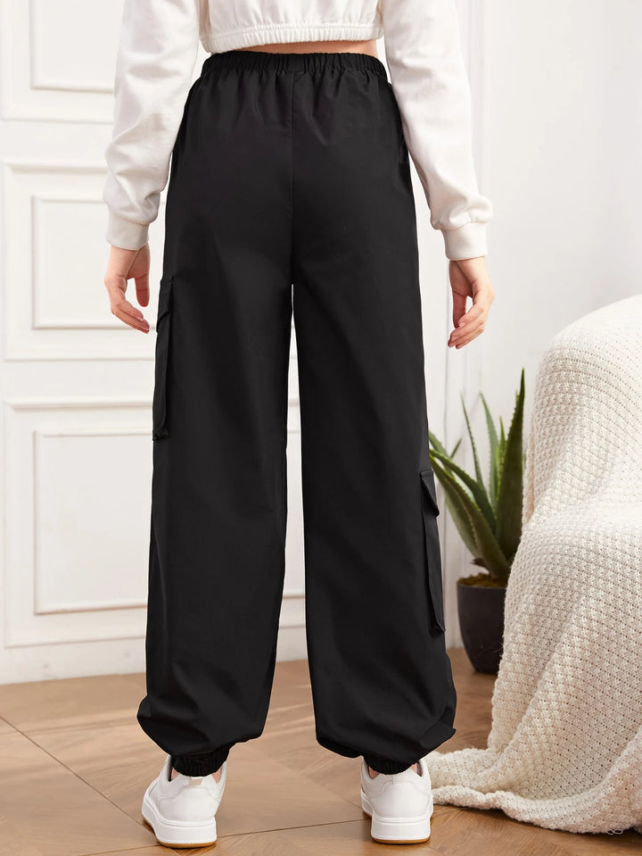 Pantaloni SHEIN, negru