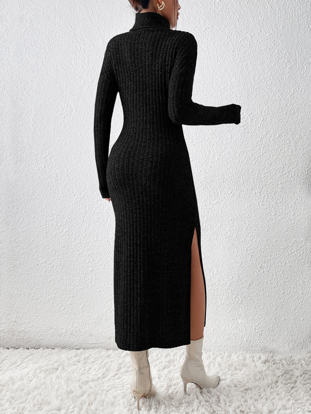 Rochie midi SHEIN, negru