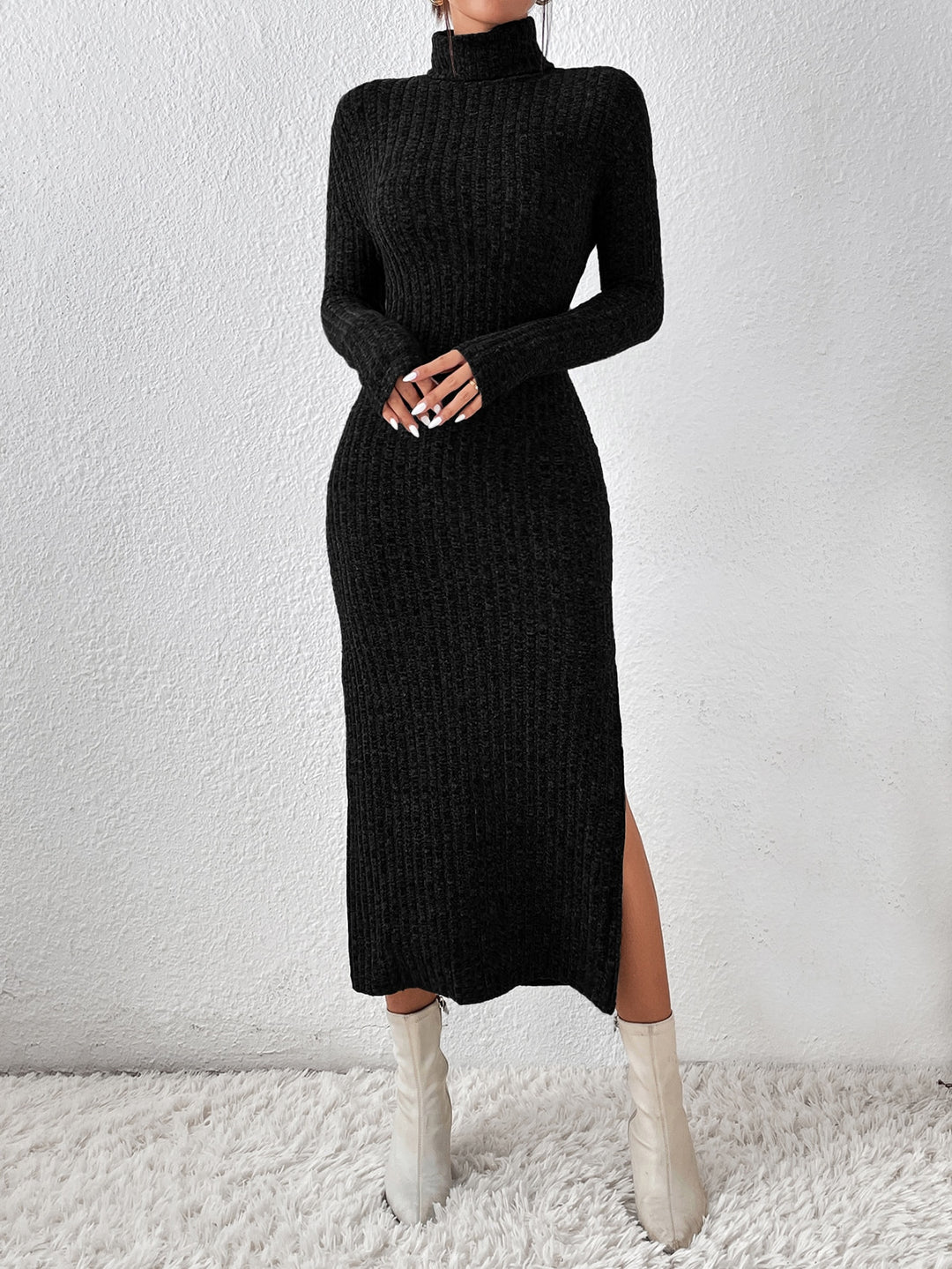 Rochie midi SHEIN, negru