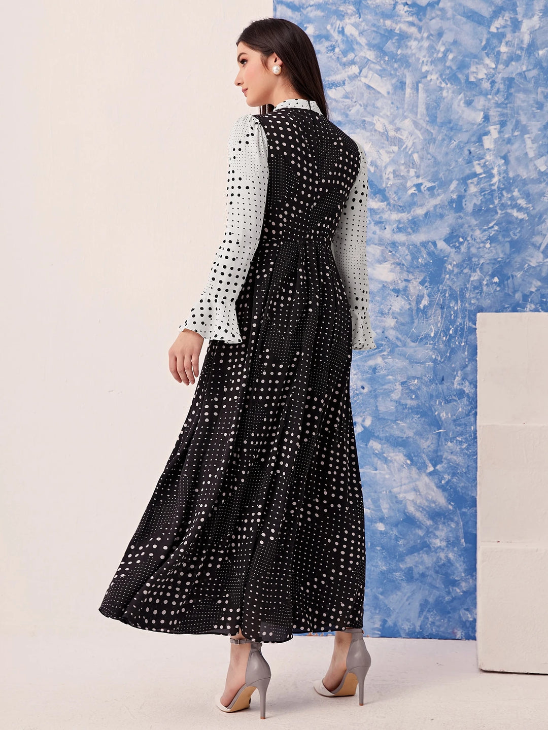 Rochie maxi SHEIN, mix culori