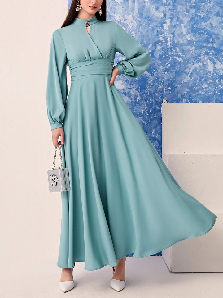 Rochie maxi SHEIN, turcoaz