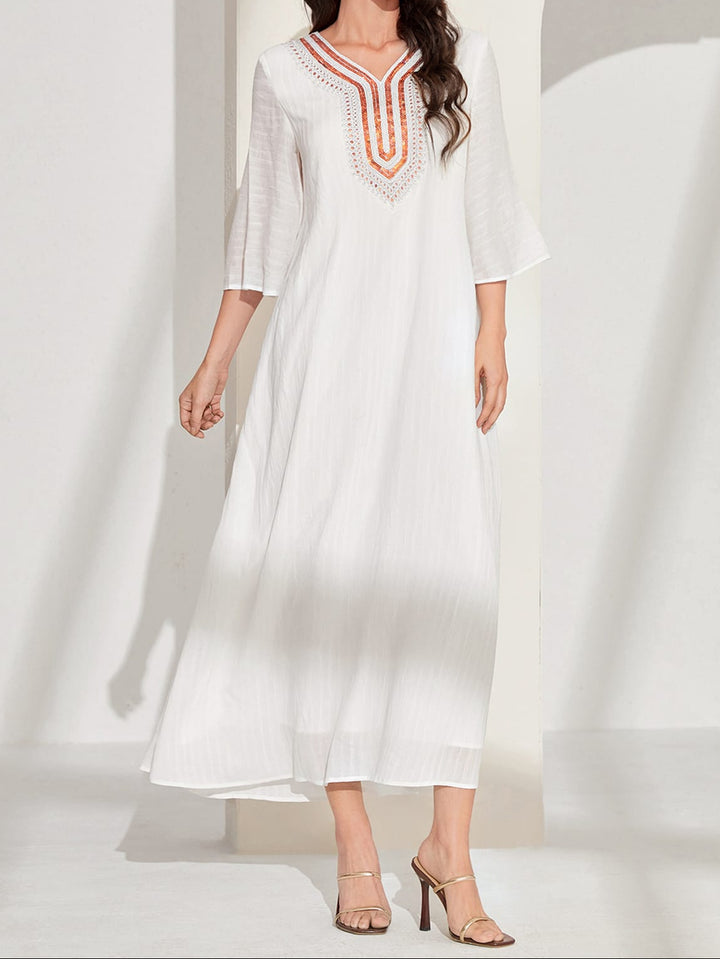 Rochie maxi SHEIN, alb