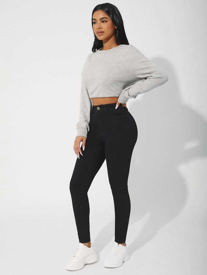 Jeans SHEIN, negru