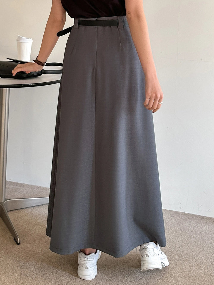 SHEIN szürke maxi szoknya