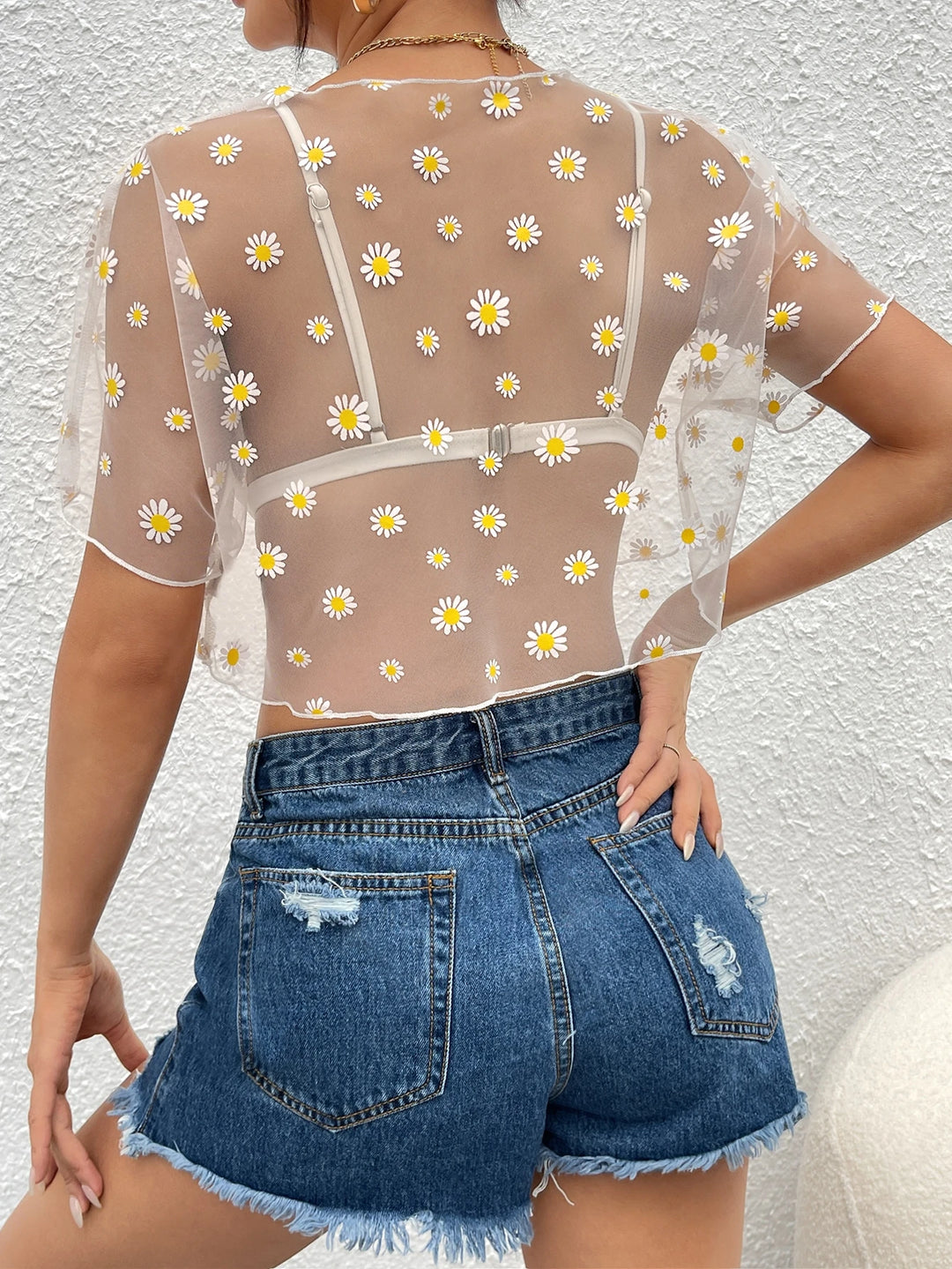 Top Shein, fehér